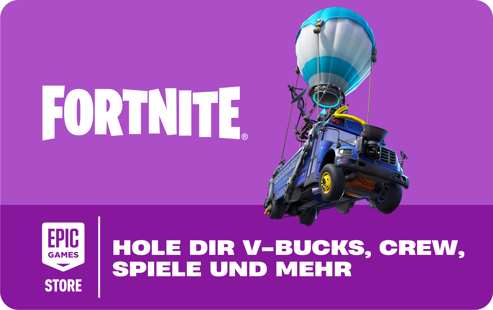 Epic Fortnite Geschenkkarte