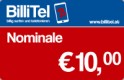 BilliTel € 10 BilliTel € 10