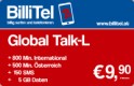 BilliTel Gobal Talk-L € 9,90