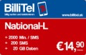 BilliTel National-L € 14,90 BilliTel National-L € 14,90