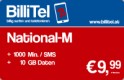 BilliTel National-M € 9,99 BilliTel National-M € 9,99