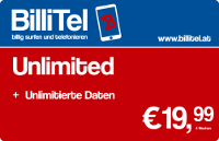 BilliTel Internet Unlimited € 19,99 BilliTel Internet Unlimited € 19,99